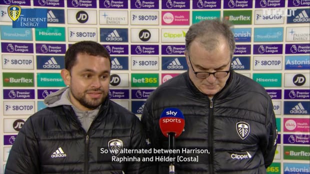 Bielsa on Raphinha’s positional change and his contract situation